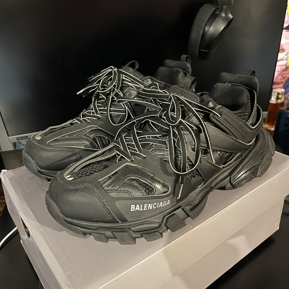 Balenciaga Track Non LED- Size 11 US Mens/ Black/ USED